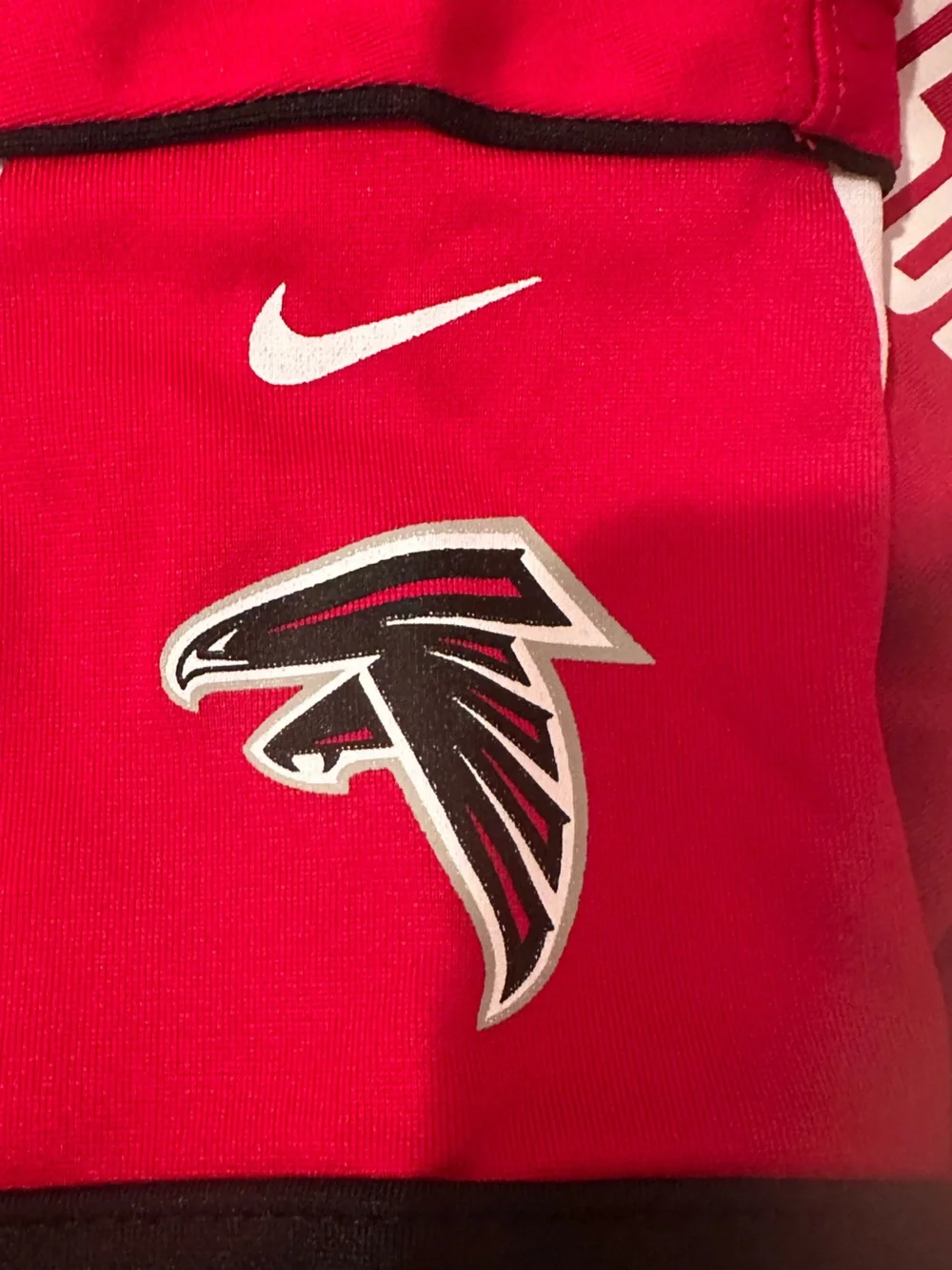 Nike Red ATL Falcons #7 Robinson Football Jersey Black & White NFL 3T Unisex